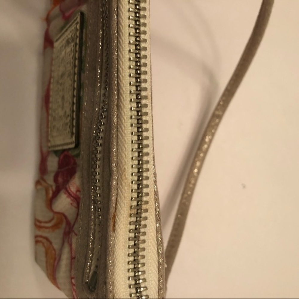 Coach poppy mini bag baguette multicolor Scribble - Picture 5 of 12
